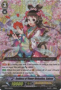 Image of Goddess of Flower Divination, Sakuya (TD04/002EN) [Trial Deck 4: Maiden Princess of the Cherry Blossom]