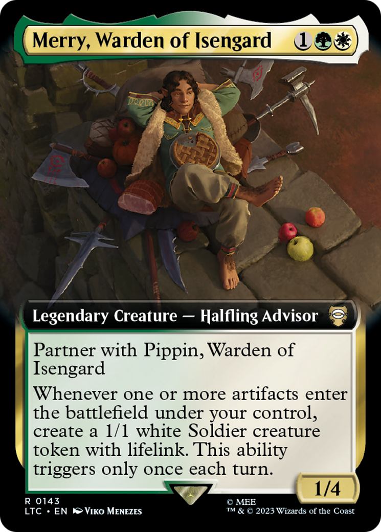 Image of Merry, Warden of Isengard (Extended Art) [The Lord of the Rings: Tales of Middle-Earth Commander]