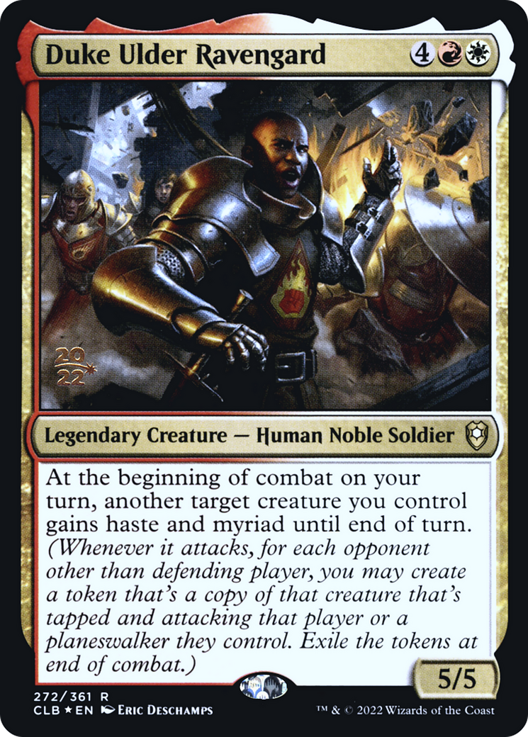 Image of Duke Ulder Ravengard [Commander Legends: Battle for Baldur's Gate Prerelease Promos]