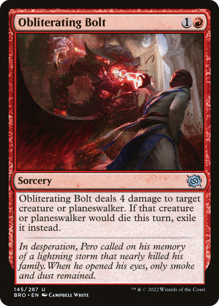 Image of Obliterating Bolt [The Brothers' War]