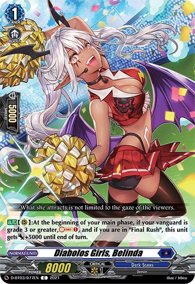 Image of Diabolos Girls, Belinda (D-BT03/077EN) [Advance of Intertwined Stars]