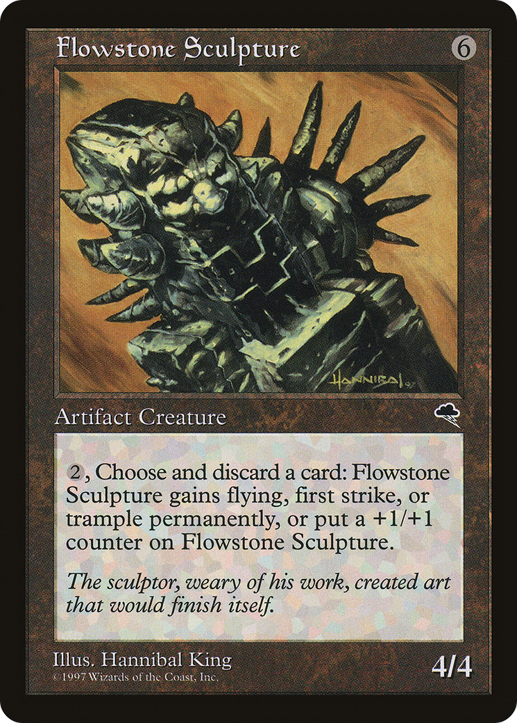 Image of Flowstone Sculpture [Tempest]