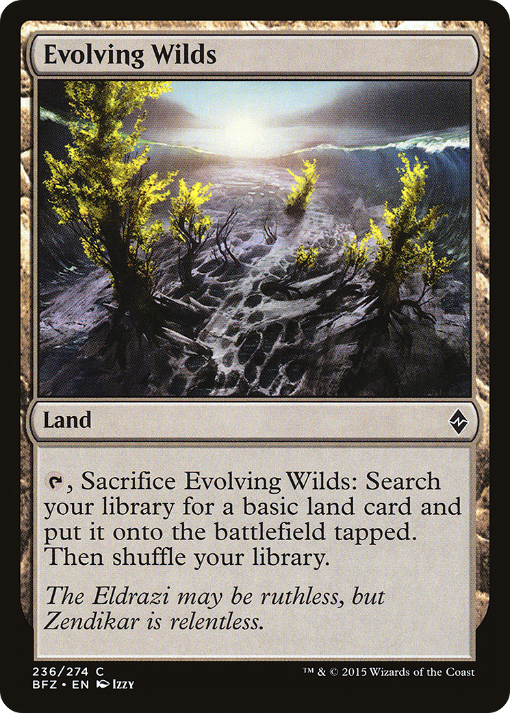 Image of Evolving Wilds [Battle for Zendikar]