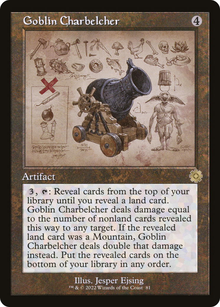 Image of Goblin Charbelcher (Retro Schematic) [The Brothers' War Retro Artifacts]