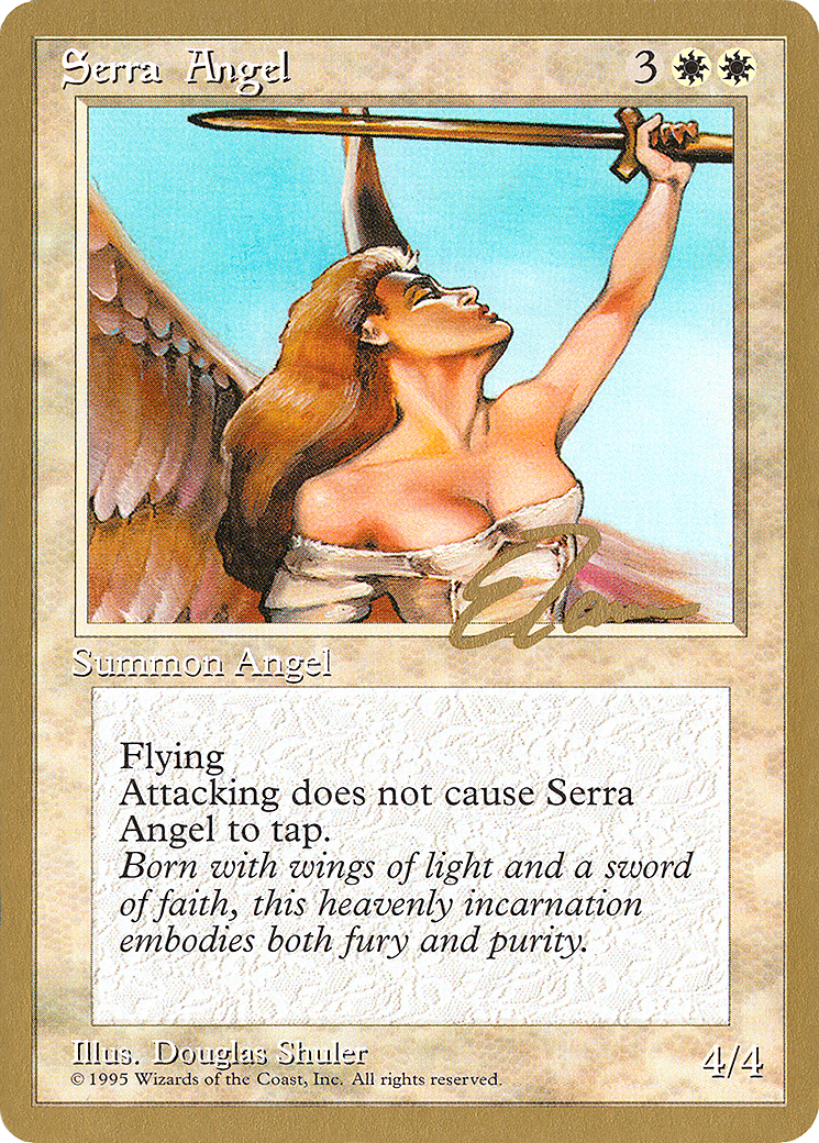 Image of Serra Angel (Eric Tam) [Pro Tour Collector Set]