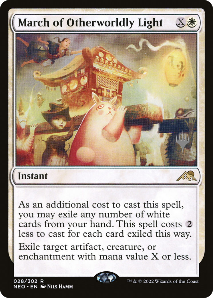 Image of March of Otherworldly Light (Promo Pack) [Kamigawa: Neon Dynasty Promos]