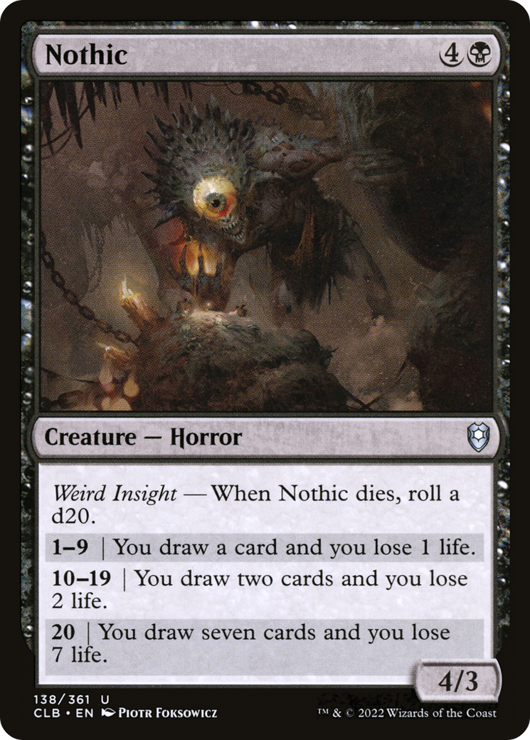 Image of Nothic [Commander Legends: Battle for Baldur's Gate]