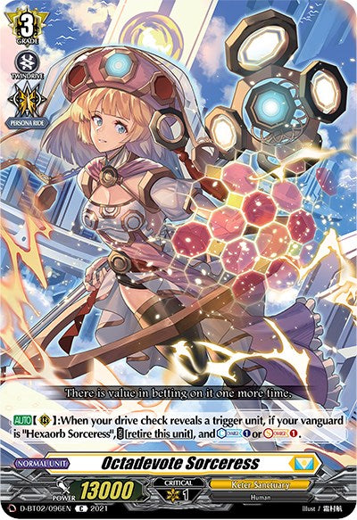 Image of Octadevote Sorceress (D-BT02/096EN) [A Brush with the Legends]