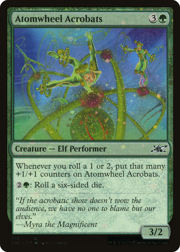 Image of Atomwheel Acrobats (Galaxy Foil) [Unfinity]