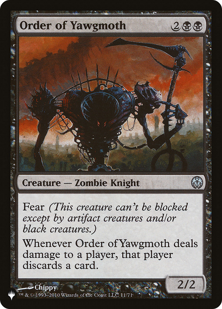 Image of Order of Yawgmoth [The List]