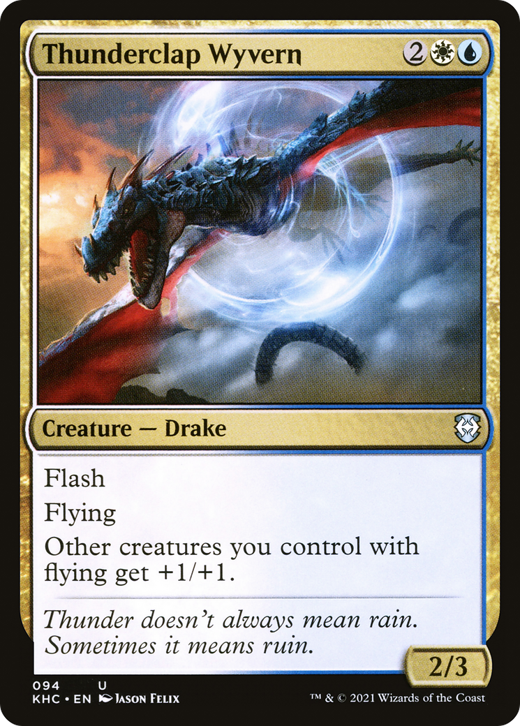 Image of Thunderclap Wyvern [Kaldheim Commander]