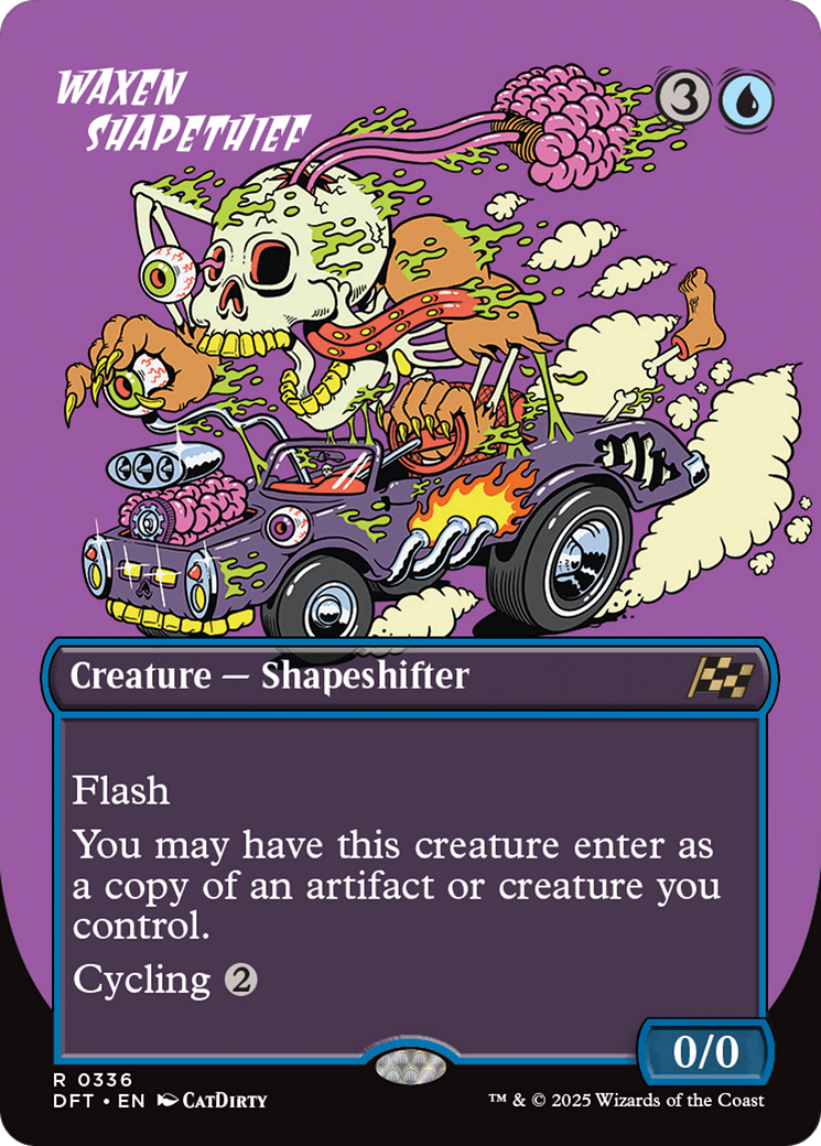 Image of Waxen Shapethief (Borderless) [Aetherdrift]