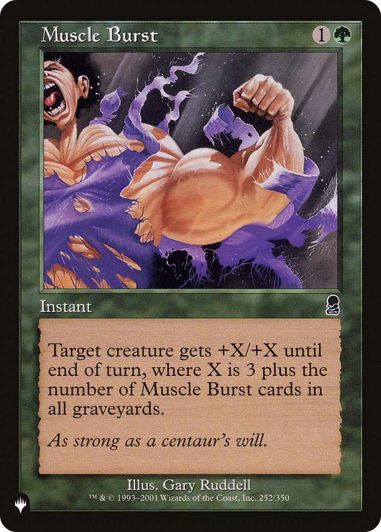 Image of Muscle Burst [The List]