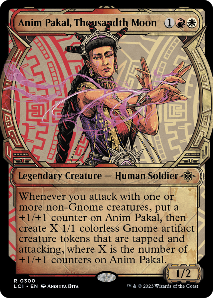 Image of Anim Pakal, Thousandth Moon (Showcase) [The Lost Caverns of Ixalan]