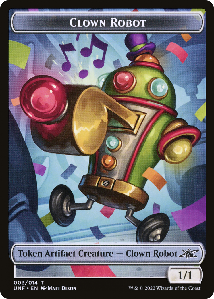 Image of Clown Robot (003) Token [Unfinity Tokens]