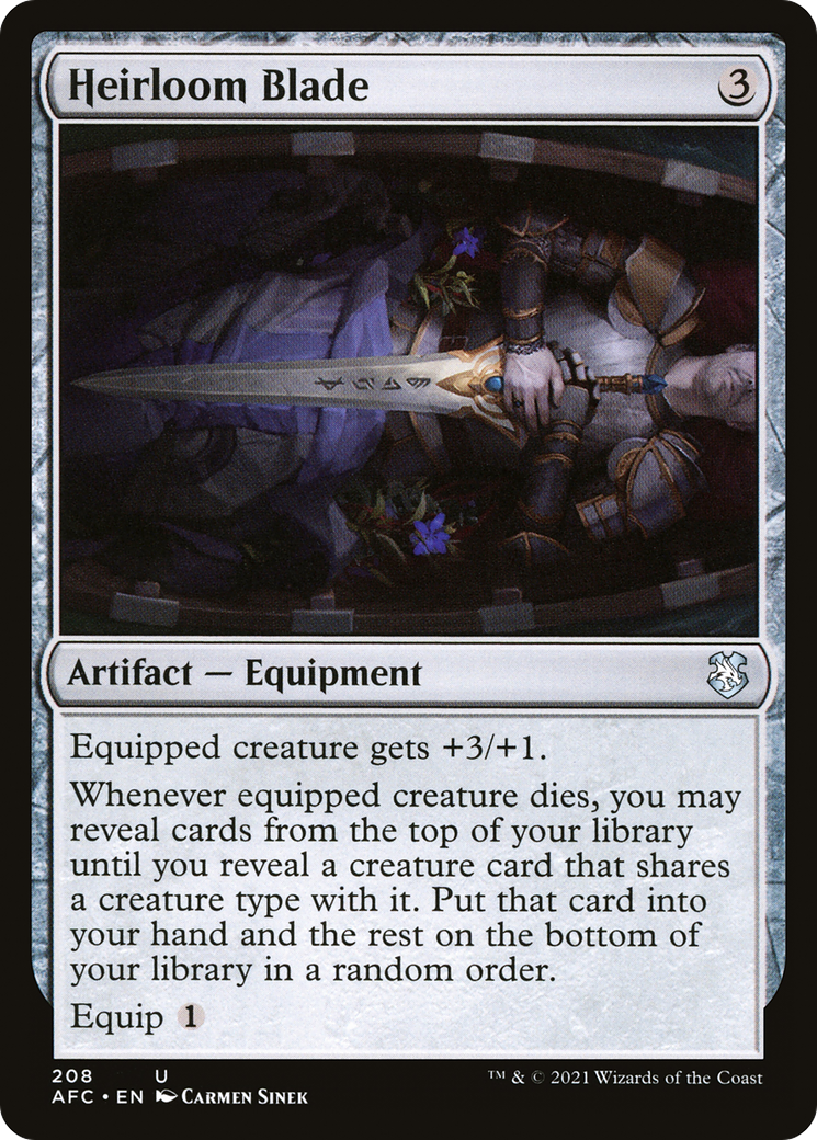 Image of Heirloom Blade [Dungeons & Dragons: Adventures in the Forgotten Realms Commander]