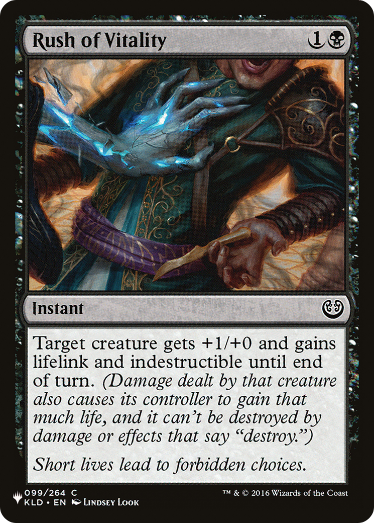 Image of Rush of Vitality [The List]