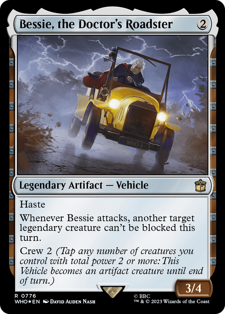 Image of Bessie, the Doctor's Roadster (Surge Foil) [Doctor Who]