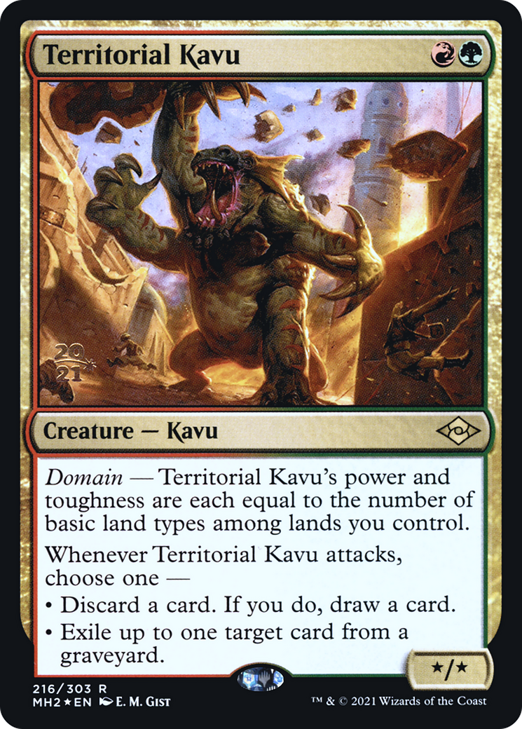 Image of Territorial Kavu [Modern Horizons 2 Prerelease Promos]