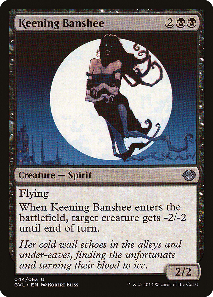 Image of Keening Banshee (Garruk vs. Liliana) [Duel Decks Anthology]