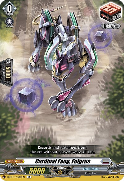Image of Cardinal Fang, Fulgrus (D-BT01/089EN) [Genesis of the Five Greats]