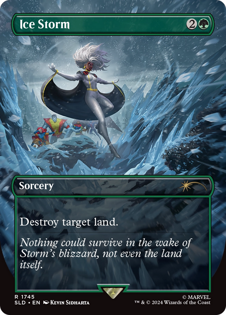 Image of Ice Storm (SLD-1745) - Secret Lair Drop (Borderless) Foil