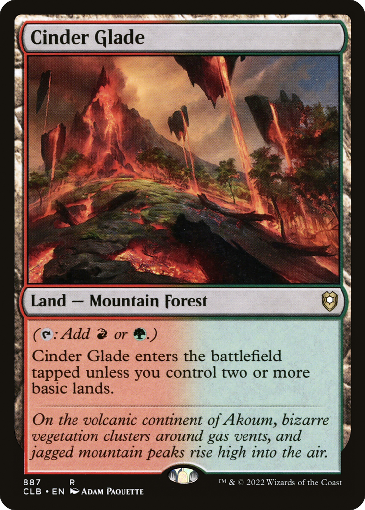 Image of Cinder Glade [Commander Legends: Battle for Baldur's Gate]