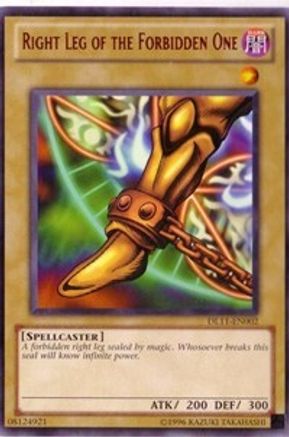 Image of Right Leg of the Forbidden One (Red) [DL11-EN002] Rare