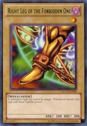 Image of Right Leg of the Forbidden One (Blue) [DL11-EN002] Rare