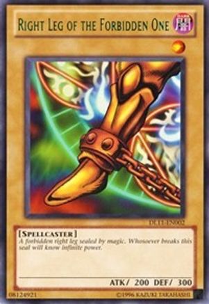 Image of Right Leg of the Forbidden One (Green) [DL11-EN002] Rare