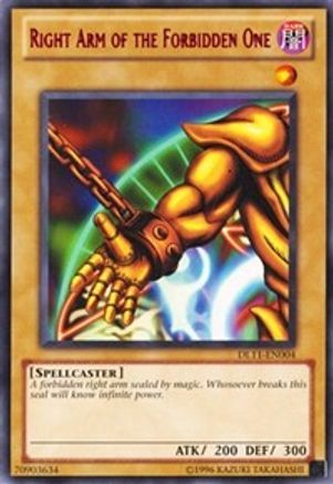 Image of Right Arm of the Forbidden One (Red) [DL11-EN004] Rare