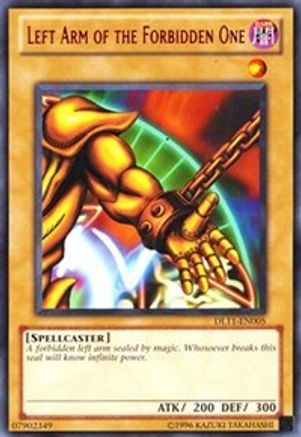 Image of Left Arm of the Forbidden One (Red) [DL11-EN005] Rare