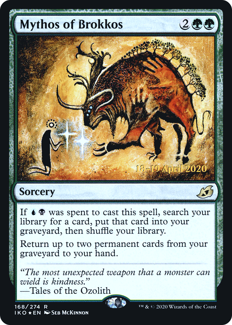 Image of Mythos of Brokkos [Ikoria: Lair of Behemoths Prerelease Promos]