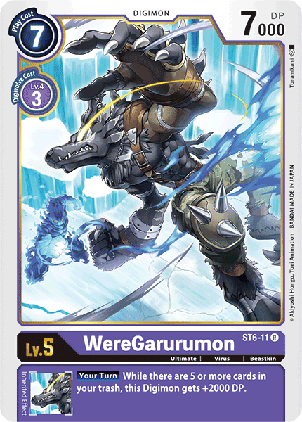 Image of WereGarurumon [ST6-11] [Starter Deck: Venomous Violet]