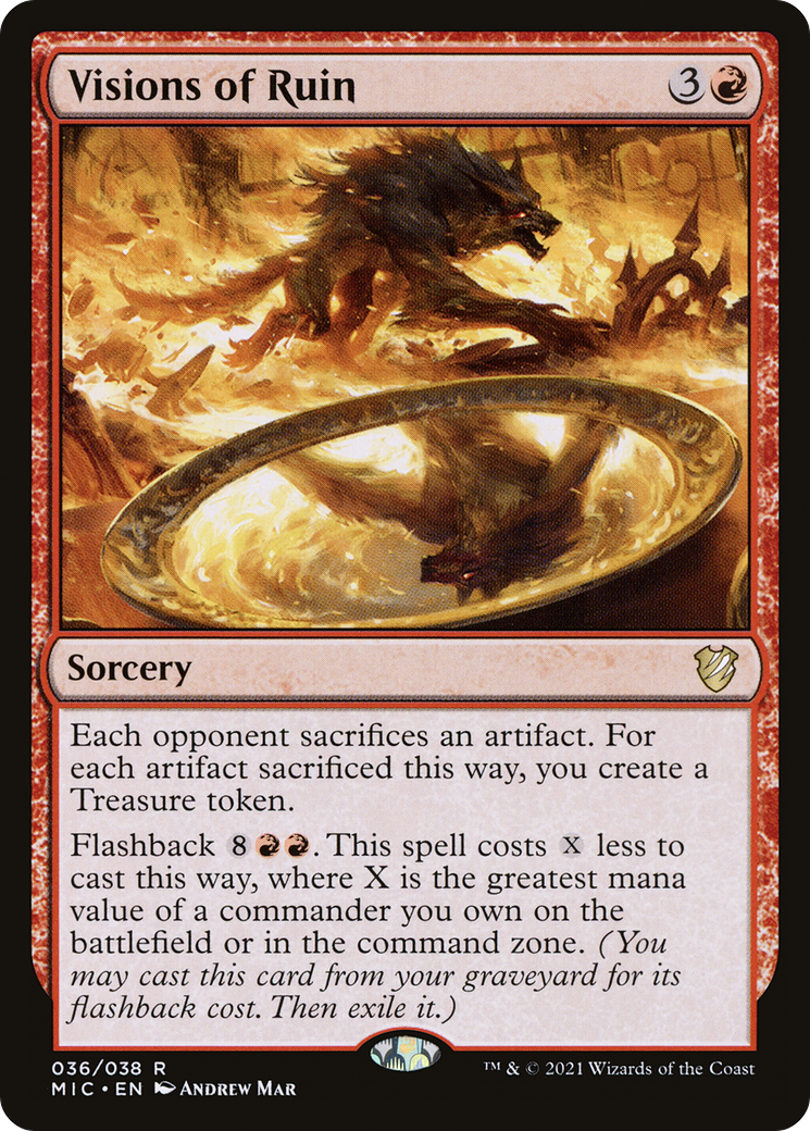 Image of Visions of Ruin [Innistrad: Midnight Hunt Commander]