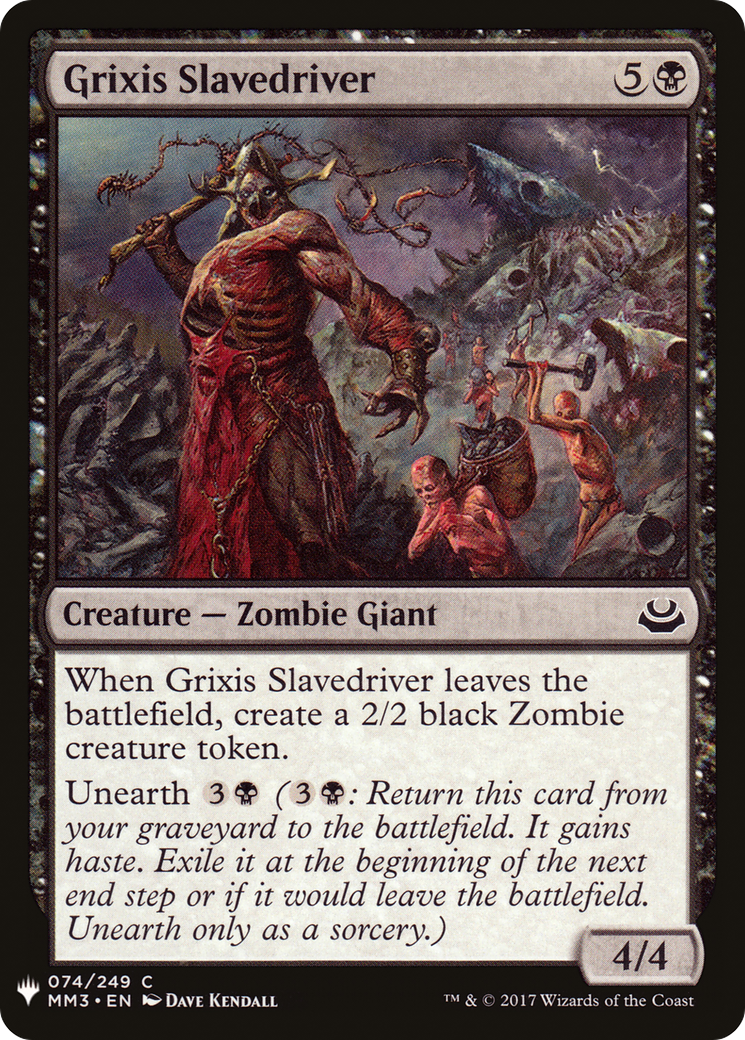 Image of Grixis Slavedriver [Mystery Booster]
