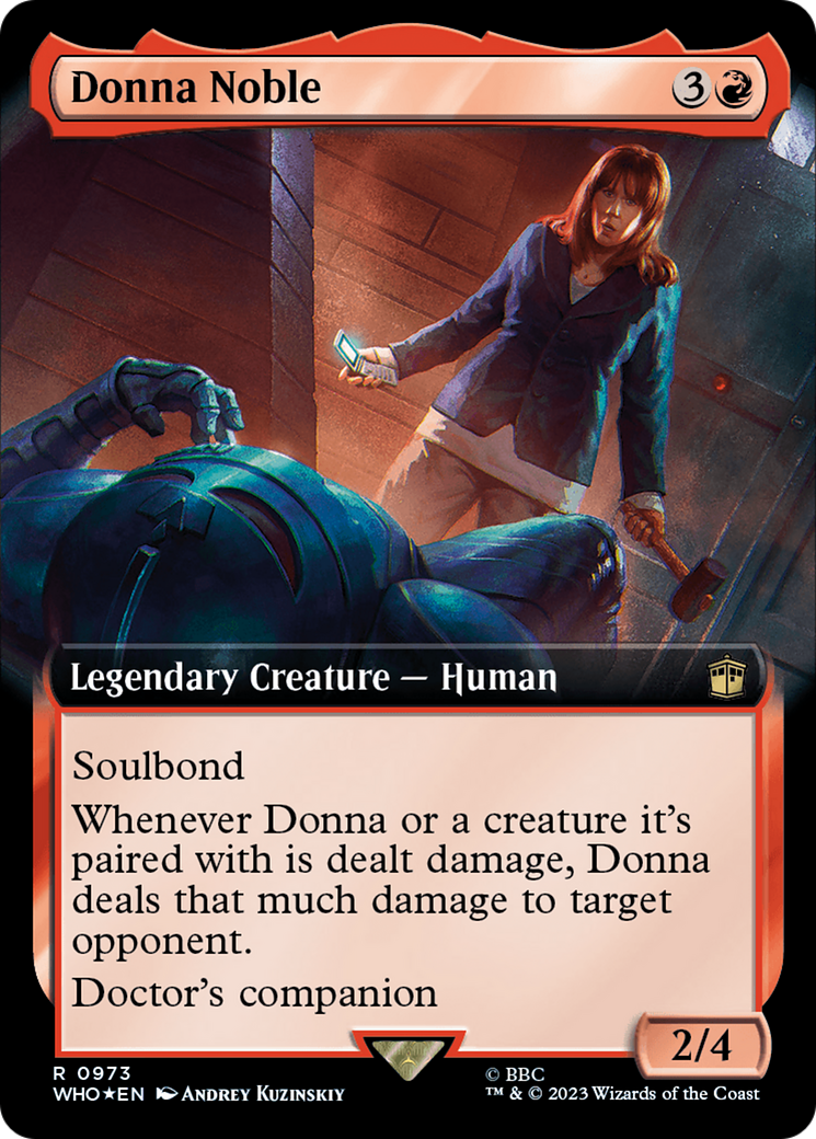 Image of Donna Noble (Extended Art) (Surge Foil) [Doctor Who]