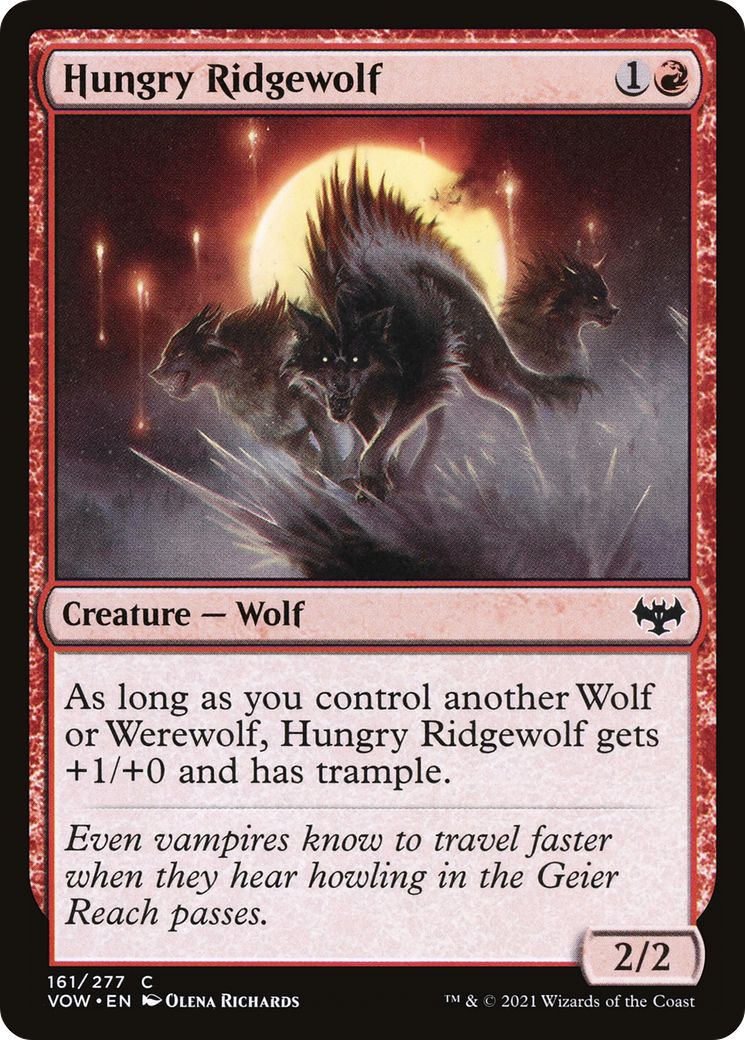 Image of Hungry Ridgewolf [Innistrad: Crimson Vow]