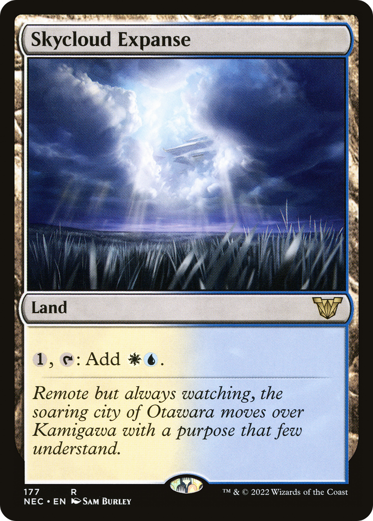Image of Skycloud Expanse [Kamigawa: Neon Dynasty Commander]