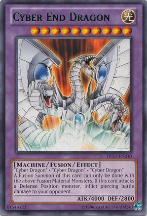 Image of Cyber End Dragon (Green) [DL17-EN010] Rare