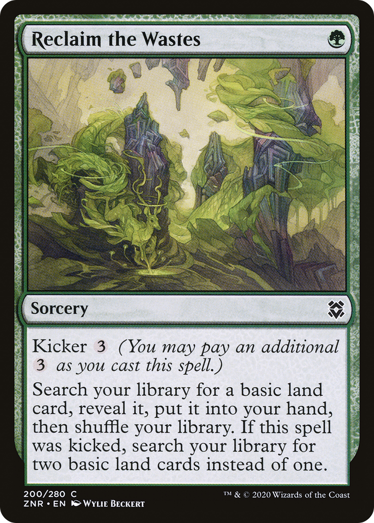Image of Reclaim the Wastes [Zendikar Rising]