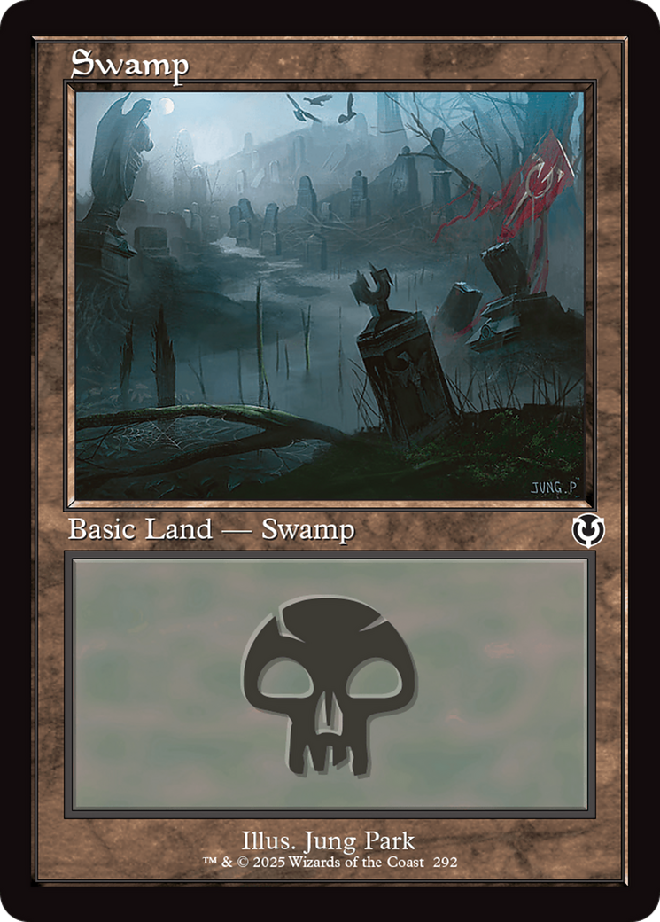 Image of Swamp (292) (Retro Frame) [Innistrad Remastered]