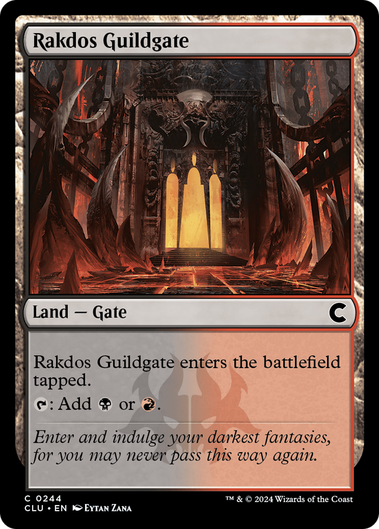 Image of Rakdos Guildgate [Ravnica: Clue Edition]