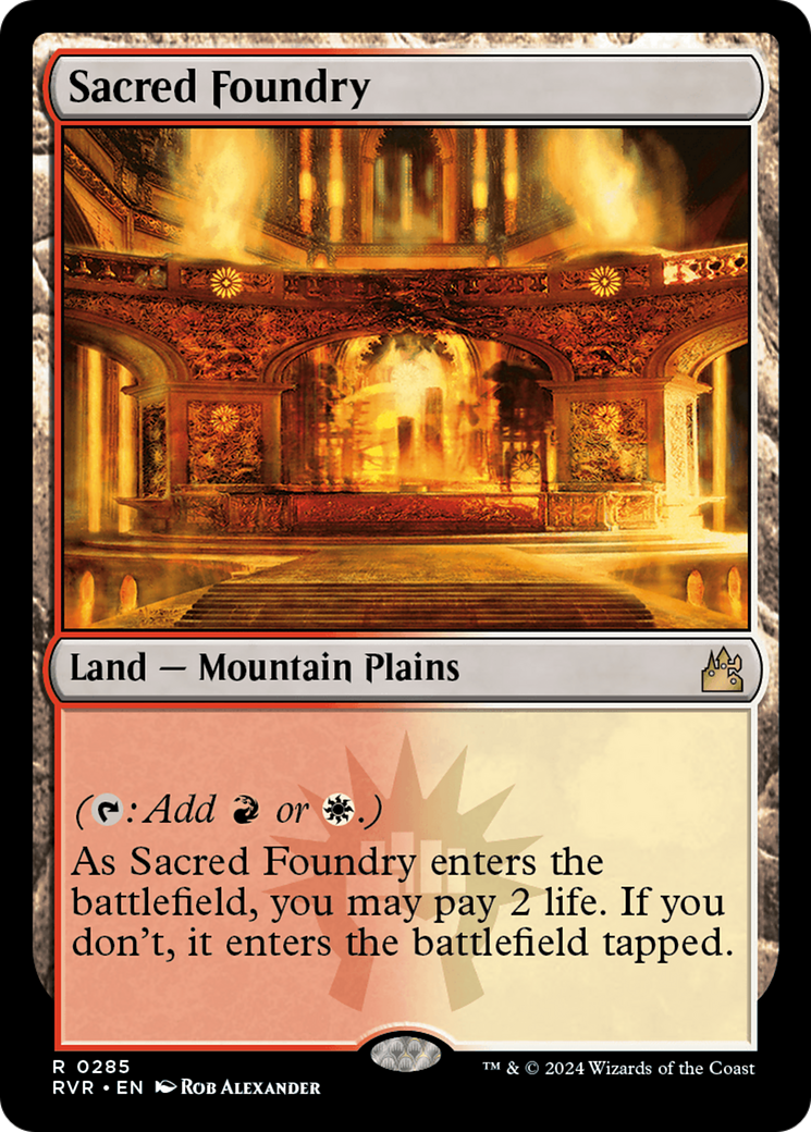 Image of Sacred Foundry [Ravnica Remastered]