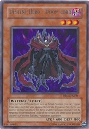 Image of Destiny Hero - Doom Lord [DR04-EN181] Rare