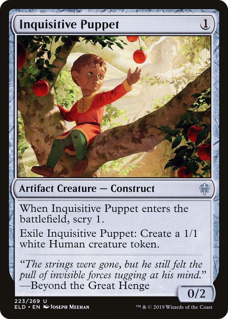 Image of Inquisitive Puppet [Throne of Eldraine]