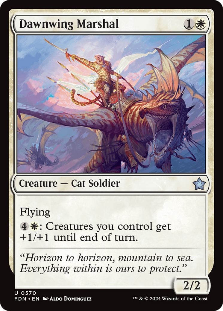 Image of Dawnwing Marshal [Foundations]