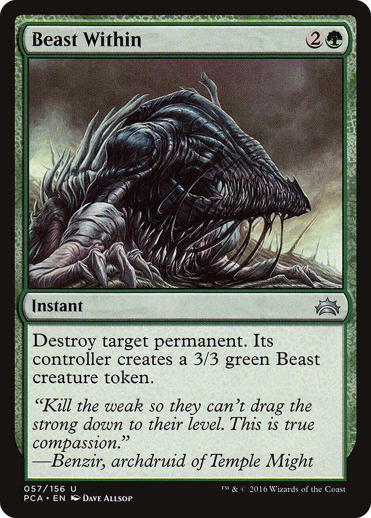 Image of Beast Within [Planechase Anthology]