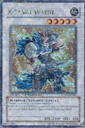 Image of X-Saber Wayne [DT01-EN089] Ultra Rare
