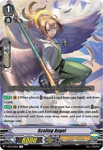 Image of Scaling Angel (V-BT12/032EN) [Divine Lightning Radiance]